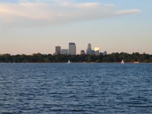 Lake Calhoun - Minneapolis skyline