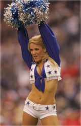 Dallas Cowboys cheerleader