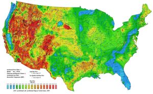 US Geothermal map